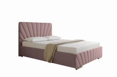 Ray 140x200 Polsterbett Stoff Rosa - Kronos 27