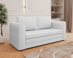 Schlafsofa Arelis, mit Bettfunktion, Hellgrau