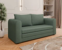 Schlafsofa Arelis, mit Bettfunktion, Grün