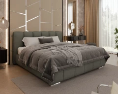 Polsterbett "ZAIRA" – Modernes Design, verschiedene Farben & Größen, 180x200