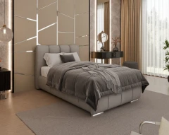 Polsterbett "ZAIRA" – Modernes Design, verschiedene Farben & Größen, 100x200