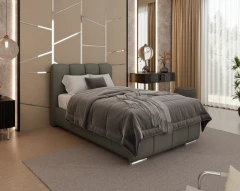 Polsterbett "ZAIRA" – Modernes Design, verschiedene Farben & Größen, 100x200