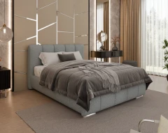 Polsterbett "ZAIRA" – Modernes Design, verschiedene Farben & Größen, 140x200