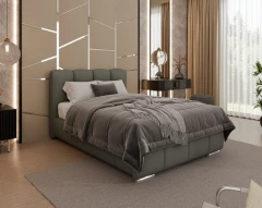 Polsterbett "ZAIRA" – Modernes Design, verschiedene Farben & Größen, 120x200