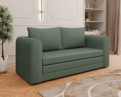Schlafsofa Arelis, mit Bettfunktion, Grün