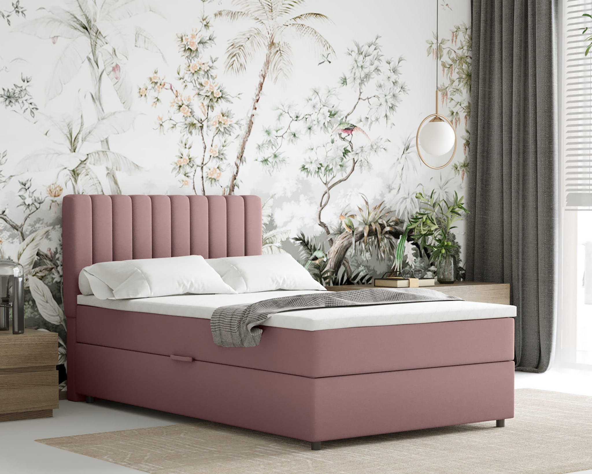 EVEREST | Boxspringbett EVEREST 140x200 mit Bettkasten